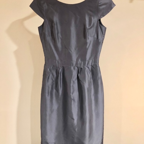 J. Crew Tessa Dress in Slub Silk Size 00 - Picture 5 of 6